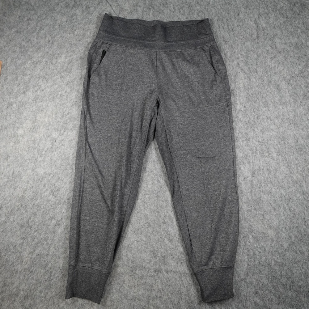 Athleta Jogger Women Medium Gray Venice Mid Rise Zip Pocket Performance Pant‎